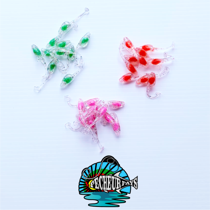 Mini shad transparent x30