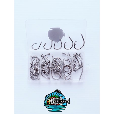 Boite hameçons circle forgés x50