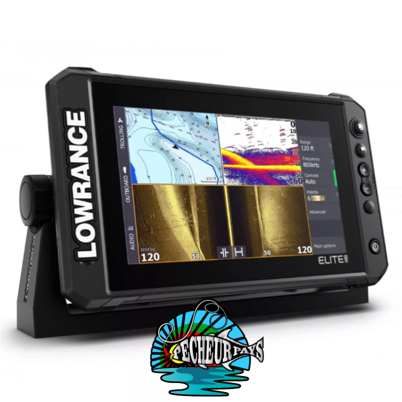 Sondeur Lowrance Elite Fs 7 (sonde HDI)
